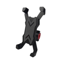 HKM-213587 Universal Rearview Mirror Mobile Phone Holder for Motorcycles and Electric Vehicles, Adjustable Clamping Range 3.5-7 Inches, Durable ABS Material
