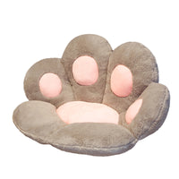 HKM-213651 Cat-Themed Plush Office Seat Cushion - Youth Size Options in White, Pink, Gray, and Blue