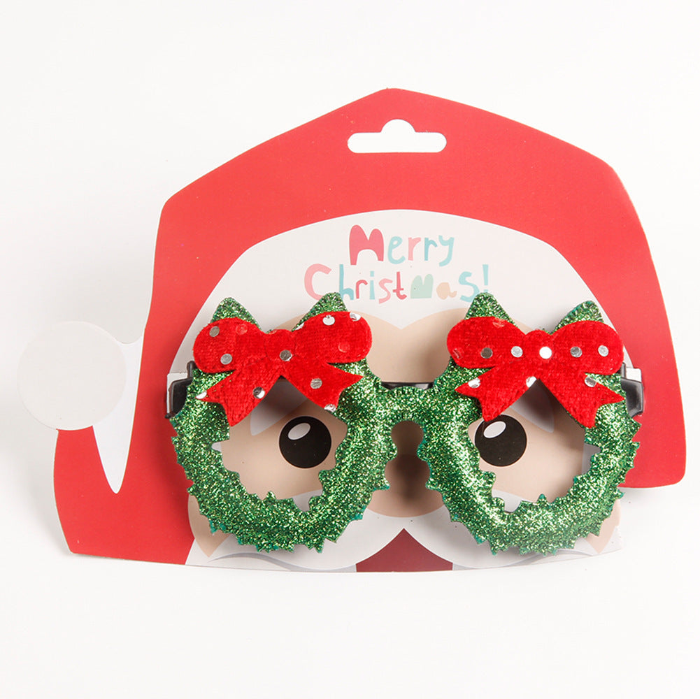 HKM-213651 Dance Party Christmas Decoration Glasses - Fun Plastic Eyewear Prop