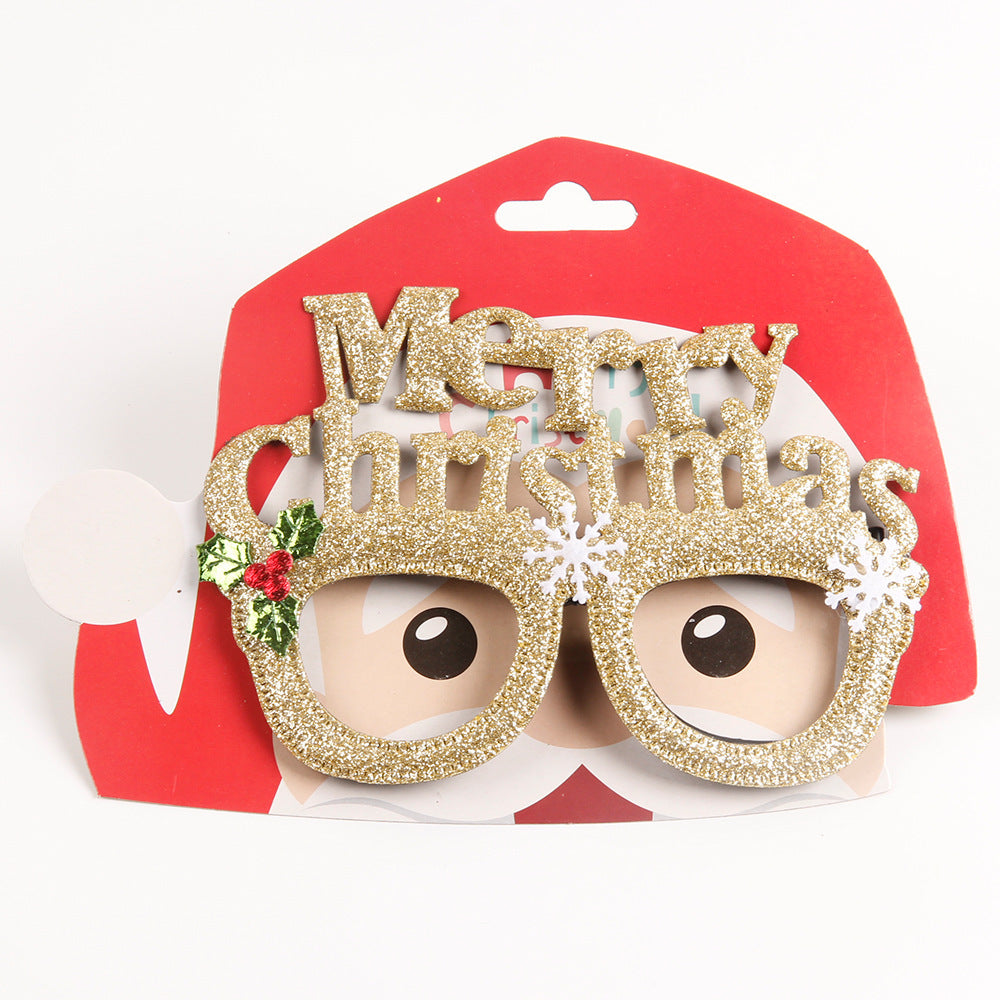 HKM-213651 Dance Party Christmas Decoration Glasses - Fun Plastic Eyewear Prop