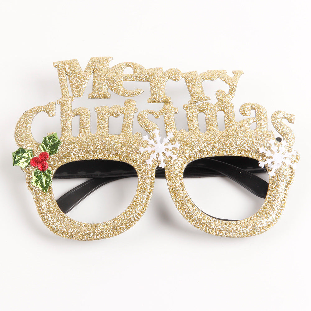 HKM-213651 Dance Party Christmas Decoration Glasses - Fun Plastic Eyewear Prop