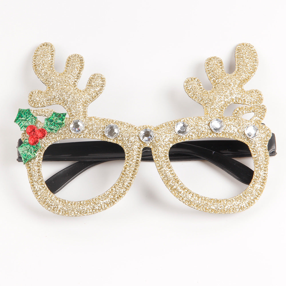HKM-213651 Dance Party Christmas Decoration Glasses - Fun Plastic Eyewear Prop
