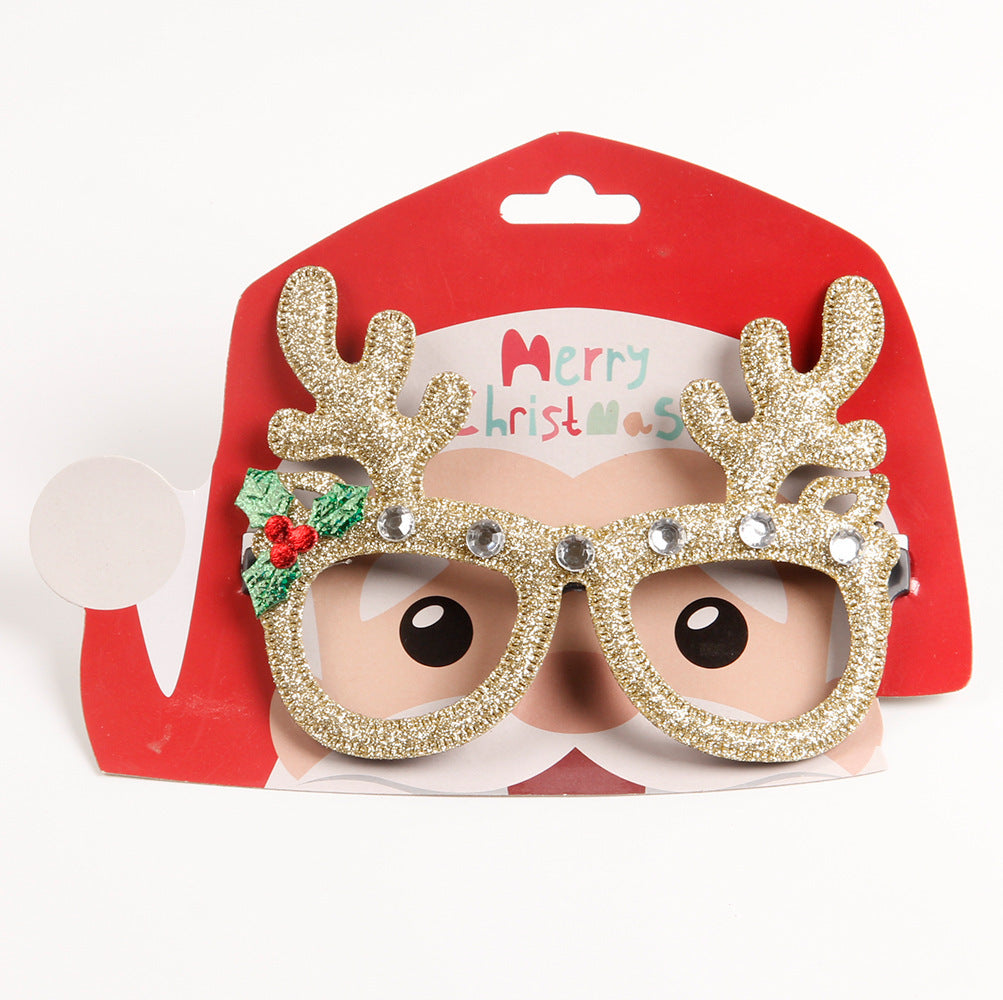 HKM-213651 Dance Party Christmas Decoration Glasses - Fun Plastic Eyewear Prop