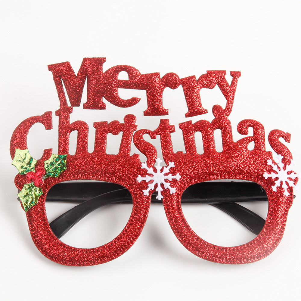 HKM-213651 Dance Party Christmas Decoration Glasses - Fun Plastic Eyewear Prop