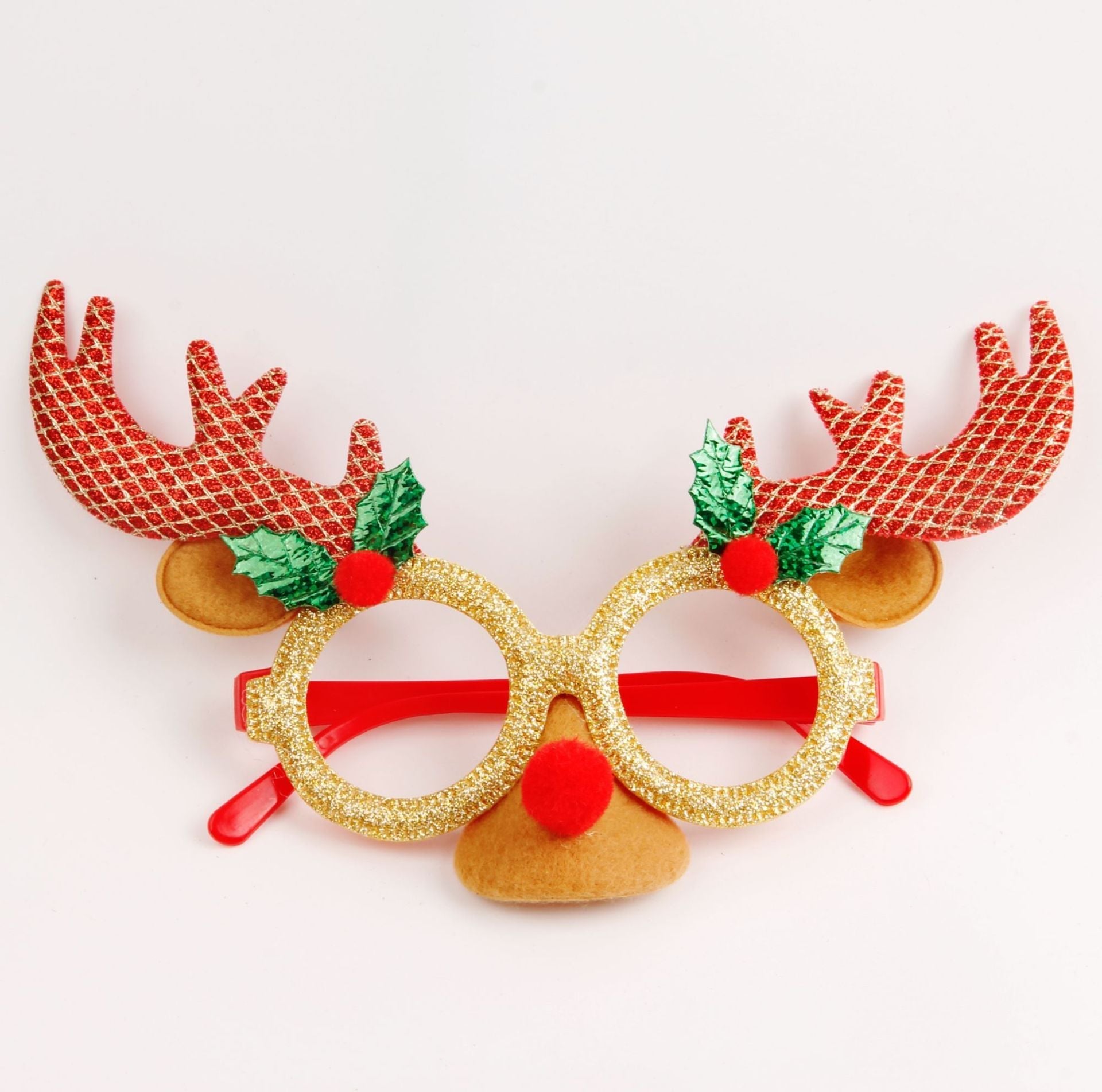 HKM-213651 Dance Party Christmas Decoration Glasses - Fun Plastic Eyewear Prop