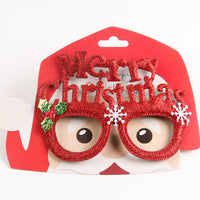 HKM-213651 Dance Party Christmas Decoration Glasses - Fun Plastic Eyewear Prop