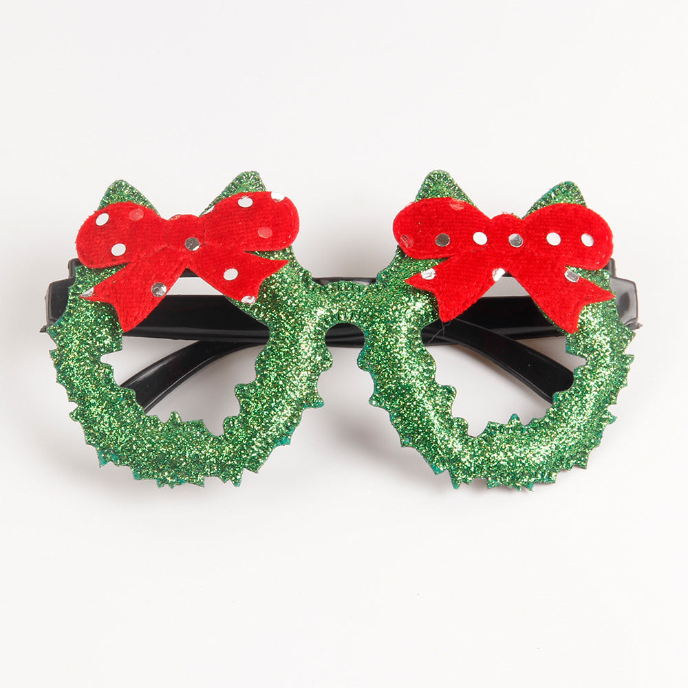 HKM-213651 Dance Party Christmas Decoration Glasses - Fun Plastic Eyewear Prop