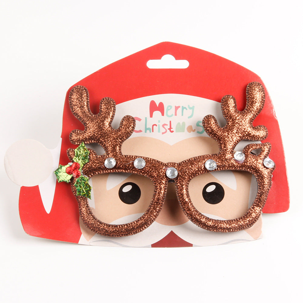 HKM-213651 Dance Party Christmas Decoration Glasses - Fun Plastic Eyewear Prop