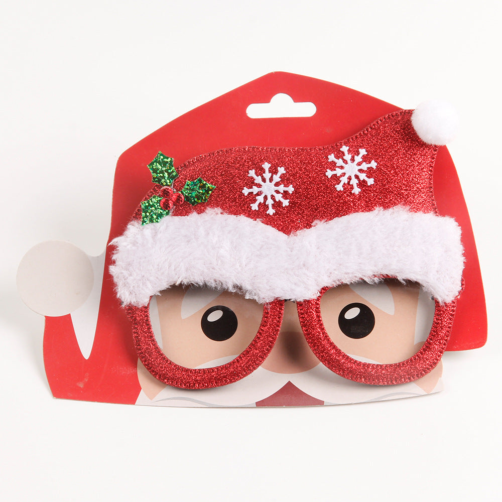 HKM-213651 Dance Party Christmas Decoration Glasses - Fun Plastic Eyewear Prop