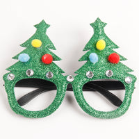 HKM-213651 Dance Party Christmas Decoration Glasses - Fun Plastic Eyewear Prop