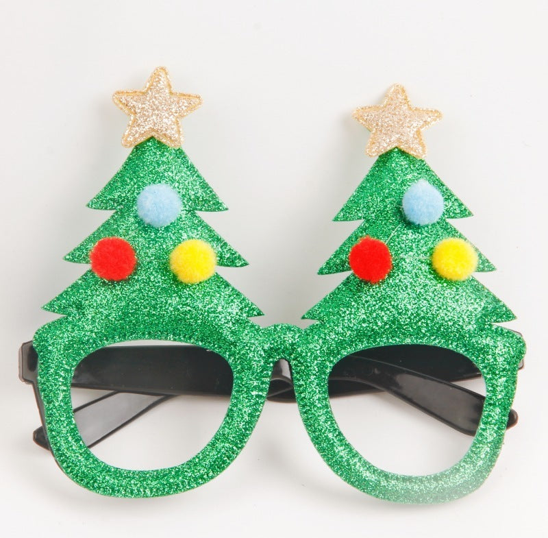 HKM-213651 Dance Party Christmas Decoration Glasses - Fun Plastic Eyewear Prop