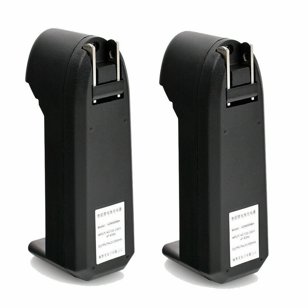 HKM-213715 10-Pack Li-ion Battery Charger with US Plug - Fast, Safe, and Portable Charging Solution