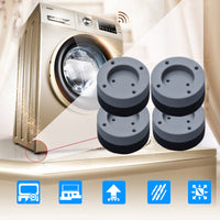 HKM-213715 Shockproof Foot Pad for Washing Machines – Durable Resin Fiber & Rubber, 4cm Height, Ideal for Uneven Surfaces