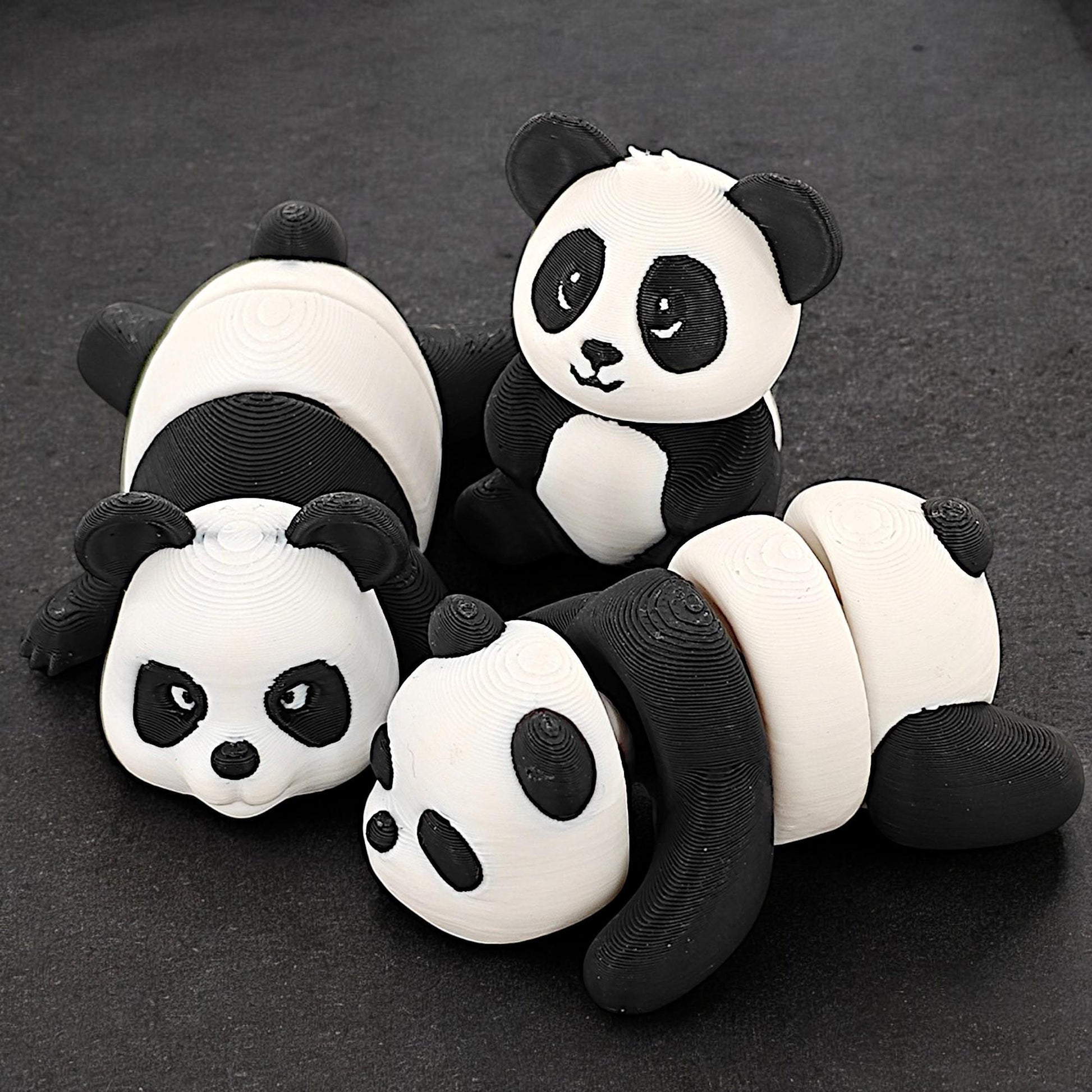 HKM-213843 Charming Panda Figurine with Traditional Chinese Design for Home Decor and Gift Giving