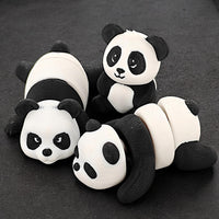 HKM-213843 Charming Panda Figurine with Traditional Chinese Design for Home Decor and Gift Giving