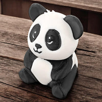 HKM-213843 Charming Panda Figurine with Traditional Chinese Design for Home Decor and Gift Giving