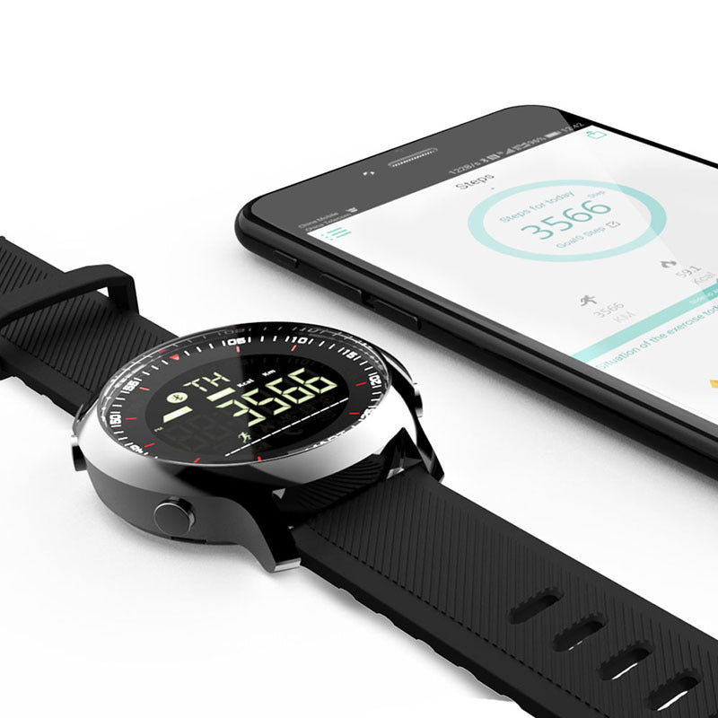 HKM-214035 Stylish MK18 Smart Watch Bracelet with TPU Wristband and Glass Screen