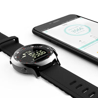 HKM-214035 Stylish MK18 Smart Watch Bracelet with TPU Wristband and Glass Screen