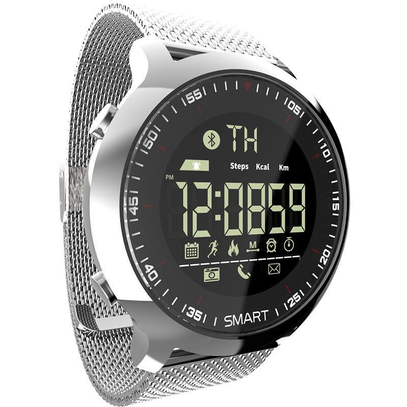 HKM-214035 Stylish MK18 Smart Watch Bracelet with TPU Wristband and Glass Screen