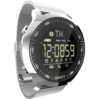 HKM-214035 Stylish MK18 Smart Watch Bracelet with TPU Wristband and Glass Screen