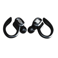 HKM-214419 Binaural Bluetooth Ear Hook Headset with LED Display and Voice Control