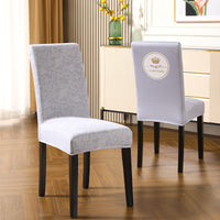 HKM-214419 Elegant Embroidered Dining Chair Covers – Plant & Flower Patterns, Various Colors and Sizes