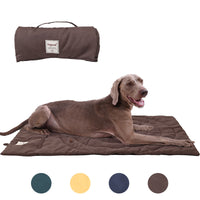 HKM-214547 Waterproof Foldable Dog Mattress in Yellow, Green, Brown, and Blue