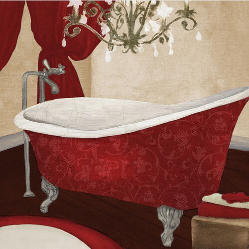 HKM-214611 Modern Retro Bathroom Canvas Wall Art - Decorative Landscape & Character Designs, Frameless Sizes Available