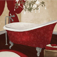 HKM-214611 Modern Retro Bathroom Canvas Wall Art - Decorative Landscape & Character Designs, Frameless Sizes Available