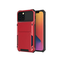 HKM-214611 Multi-Function Flip Card Phone Case for iPhone 6/7/8/X/Xs/Xs Max/11/12 - Durable Anti-Drop Protection, Business Style