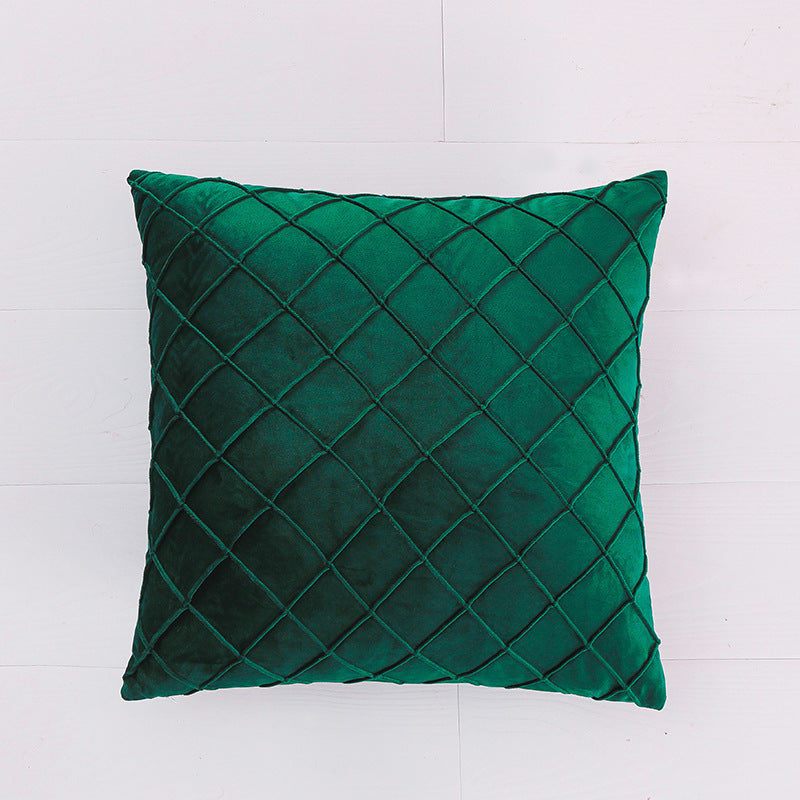 HKM-214739 Velvet Nordic Style Pillowcase in Plush Fabric - Multiple Sizes Available