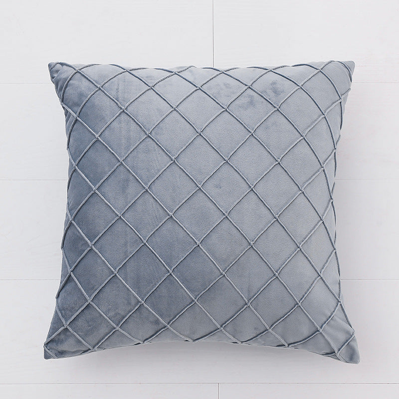HKM-214739 Velvet Nordic Style Pillowcase in Plush Fabric - Multiple Sizes Available