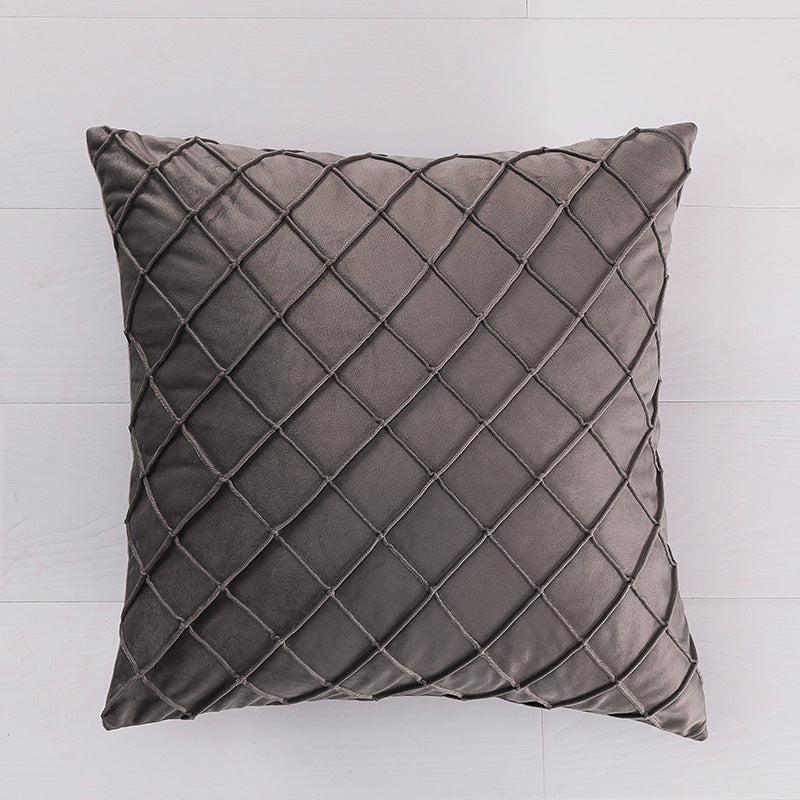 HKM-214739 Velvet Nordic Style Pillowcase in Plush Fabric - Multiple Sizes Available