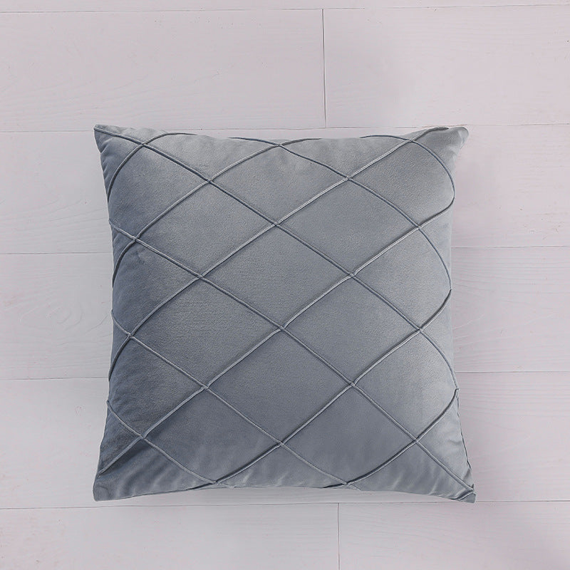 HKM-214739 Velvet Nordic Style Pillowcase in Plush Fabric - Multiple Sizes Available