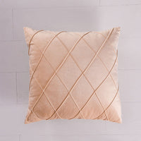 HKM-214739 Velvet Nordic Style Pillowcase in Plush Fabric - Multiple Sizes Available
