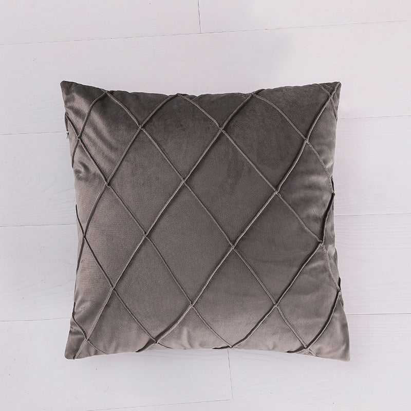 HKM-214739 Velvet Nordic Style Pillowcase in Plush Fabric - Multiple Sizes Available