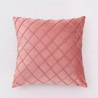 HKM-214739 Velvet Nordic Style Pillowcase in Plush Fabric - Multiple Sizes Available