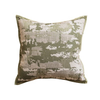 HKM-214803 Grass Green Plant and Flower Pattern Pillow Cover for Cozy Living Room, 45x45cm