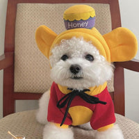 HKM-214931 Color Block Polyester Dog Sweater for All Sizes - Autumn and Winter Style