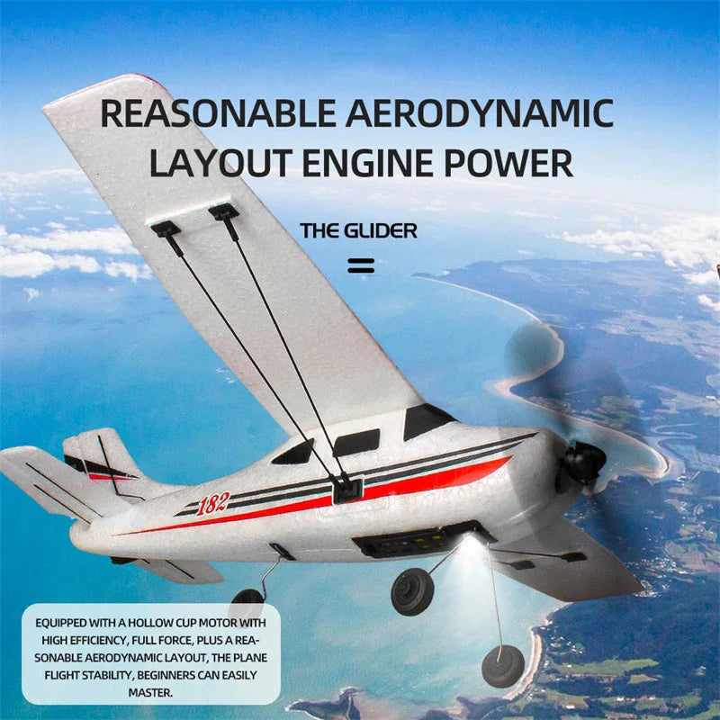 HKM-214931 EPP Remote Control Glider Plane for Outdoor Flying – 2.4G Radio Control, Ready-to-Go, Perfect for Ages 14+