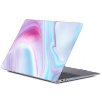 HKM-215059 Marble Pattern Frosted Protective Shell for Tablet and MacBook - Durable PC Material, Multiple Colors Available