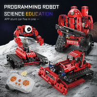 HKM-215251 STEM Robot Building Block Construction Toy for Kids - 5-in-1 Remote Control Assembly Kit