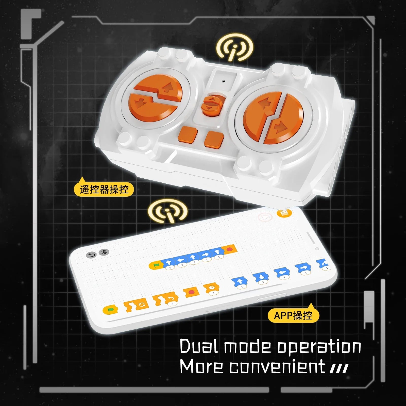 KTX-215251 STEM Robot Building Block Construction Toy for Kids - 5-in-1 Remote Control Assembly Kit