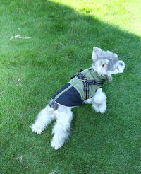 HKM-215251 Waterproof Cotton Pet Clothing in Red, Sapphire Blue, Army Green - Sizes S to XXL