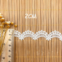 HKM-215443 Small Lace Wave Polyester Silk Skirt for DIY Handmade Accessories