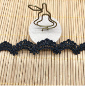 HKM-215443 Small Lace Wave Polyester Silk Skirt for DIY Handmade Accessories