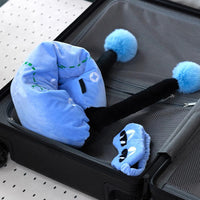 HKM-215955 U-Shaped Memory Foam Neck Pillow for Travel and Office Comfort