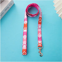 HKM-216019 Dog Traction Rope with Adjustable Pet Harness for Medium Dogs - Available in Red, Blue, Pink