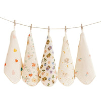 HKM-216083 Baby Pure Cotton Saliva Towel Collection - Adorable Designs for Newborns