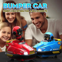 HKM-216083 Remote Control Bumper Cars for Kids - 2 Player Electric Crash Game Toys with Controllers and Accessories